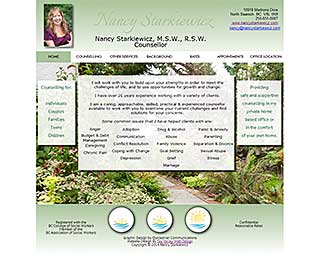 Nancy Starkiewicz - Counsellor in North Saanich, BC Nancy Starkiewicz Counsellor